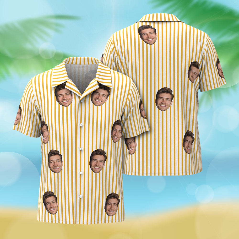 Hawaiihemden mit individuellen Streifen, mehrere Muster, Geschenke für Herrenhemden, Kleidung für den Sommer