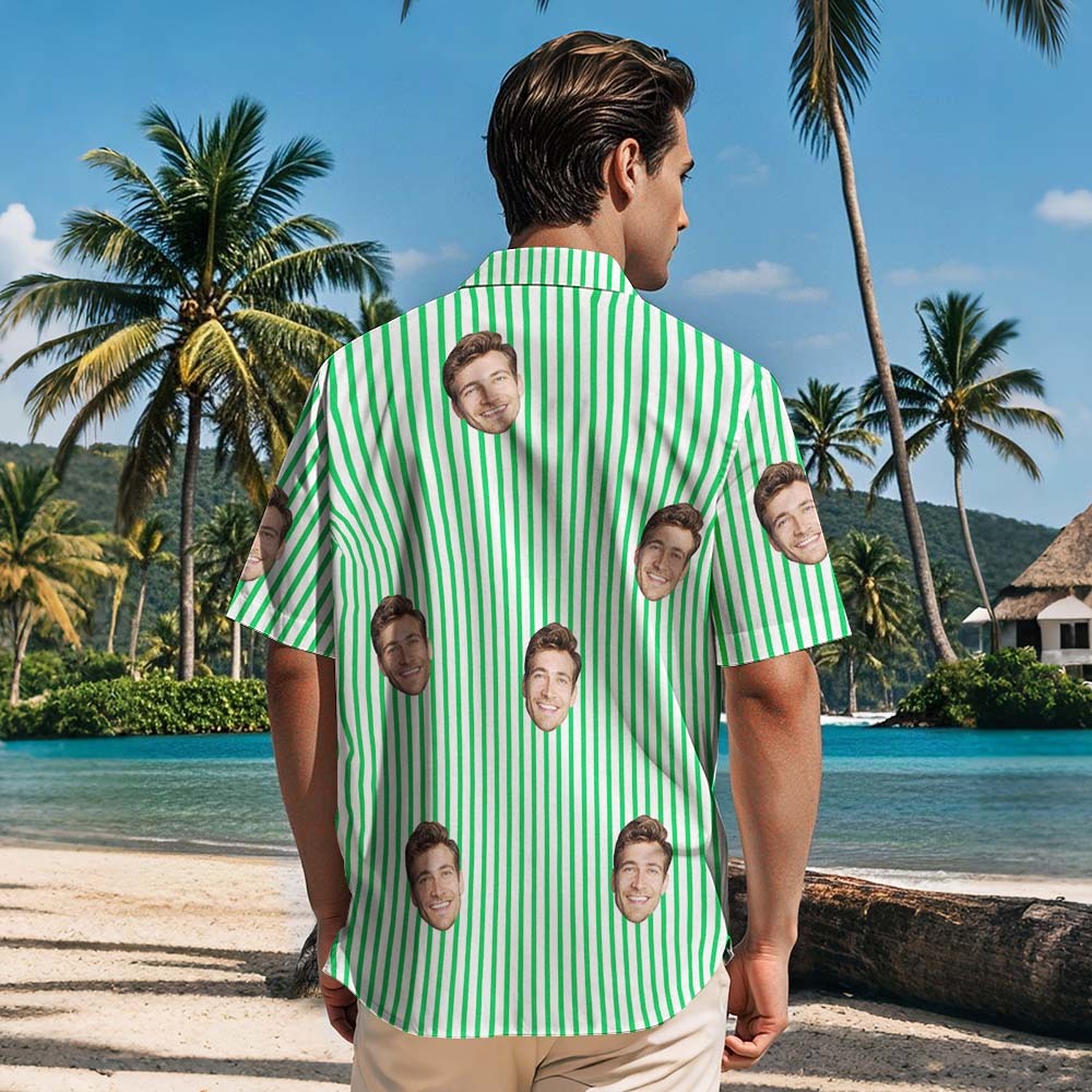 Hawaiihemden mit individuellen Streifen, mehrere Muster, Geschenke für Herrenhemden, Kleidung für den Sommer