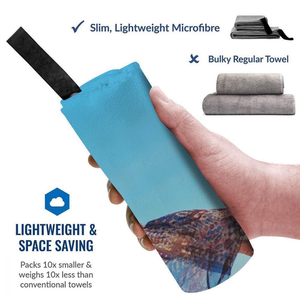 Personalized Towel Wrap Customized Photo Beach Towel Gift PoolTowel 80*160cm - MyPhotoBoxerUk