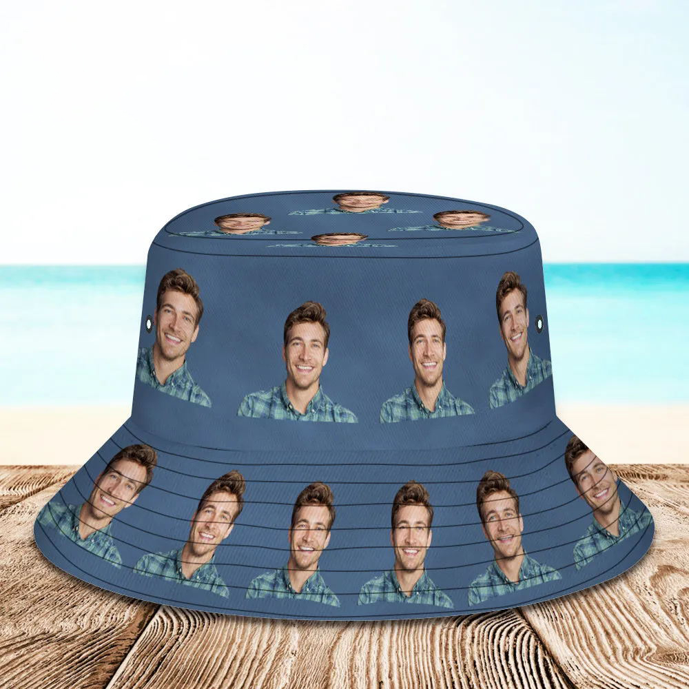 Custom Photo Bucket Hat Unisex Personalized Summer Cap Hiking Beach Hats