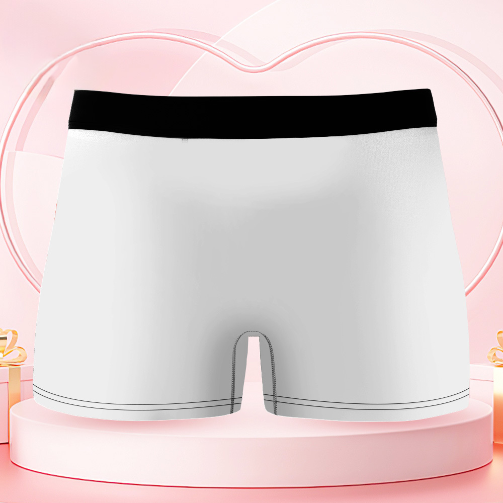 Personalized Face Boxer Briefs, Custom Cartoon Photo Underwear, Spicy Couple Men's Boxers, Personalized Valentine's Day Gifts For Him
