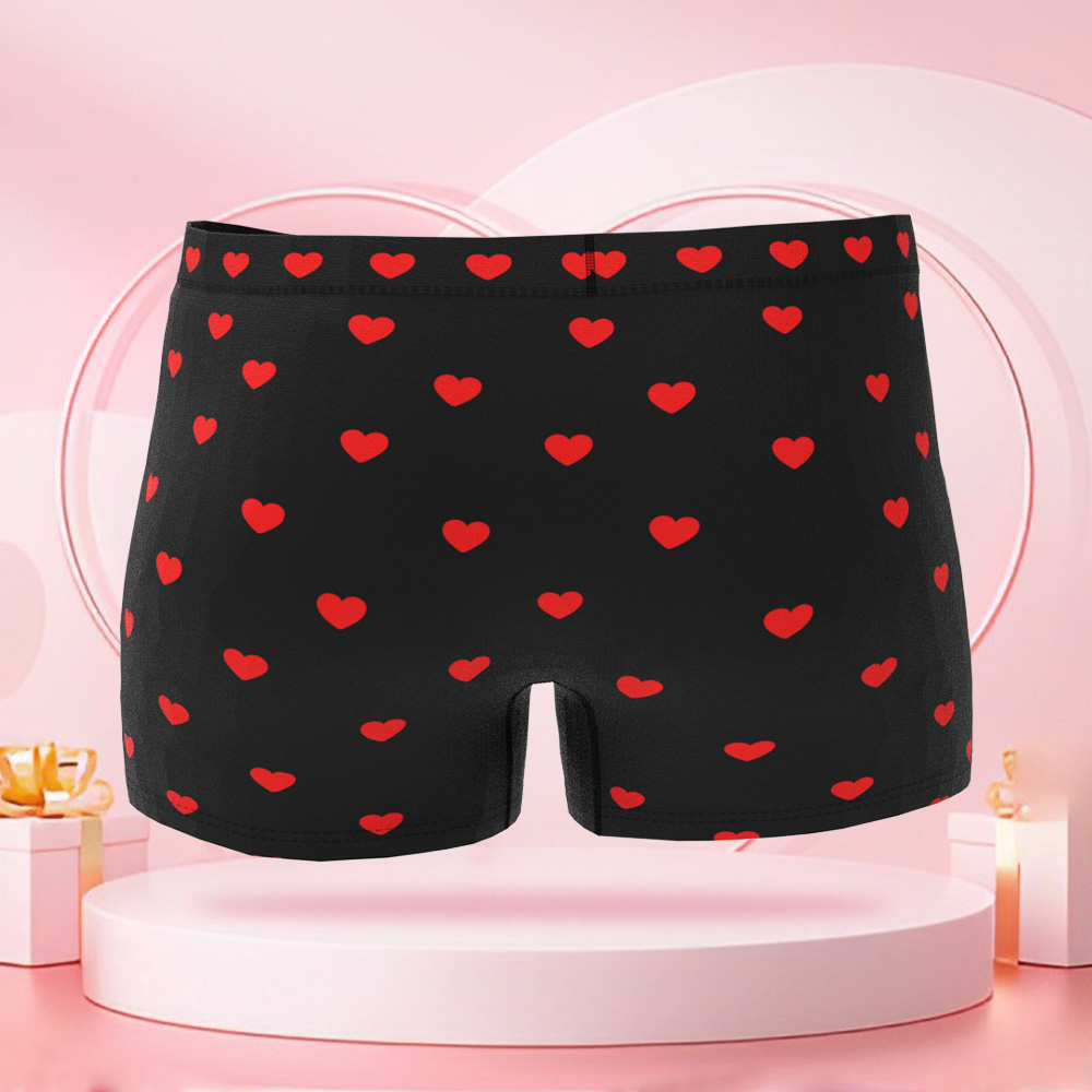Personalisierte Cupid Foto-Slips, Valentinstag-Boxershorts mit personalisiertem Gesicht, Valentinstagsgeschenk für den Freund