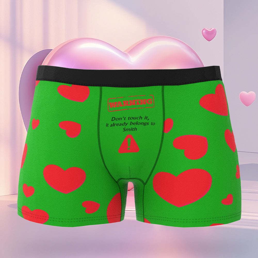 Maßgeschneiderte Valentinstag-boxershorts Für Damen In Gesichtsform. Valentinstagsgeschenk Für Den Freund - DePhotoBoxer
