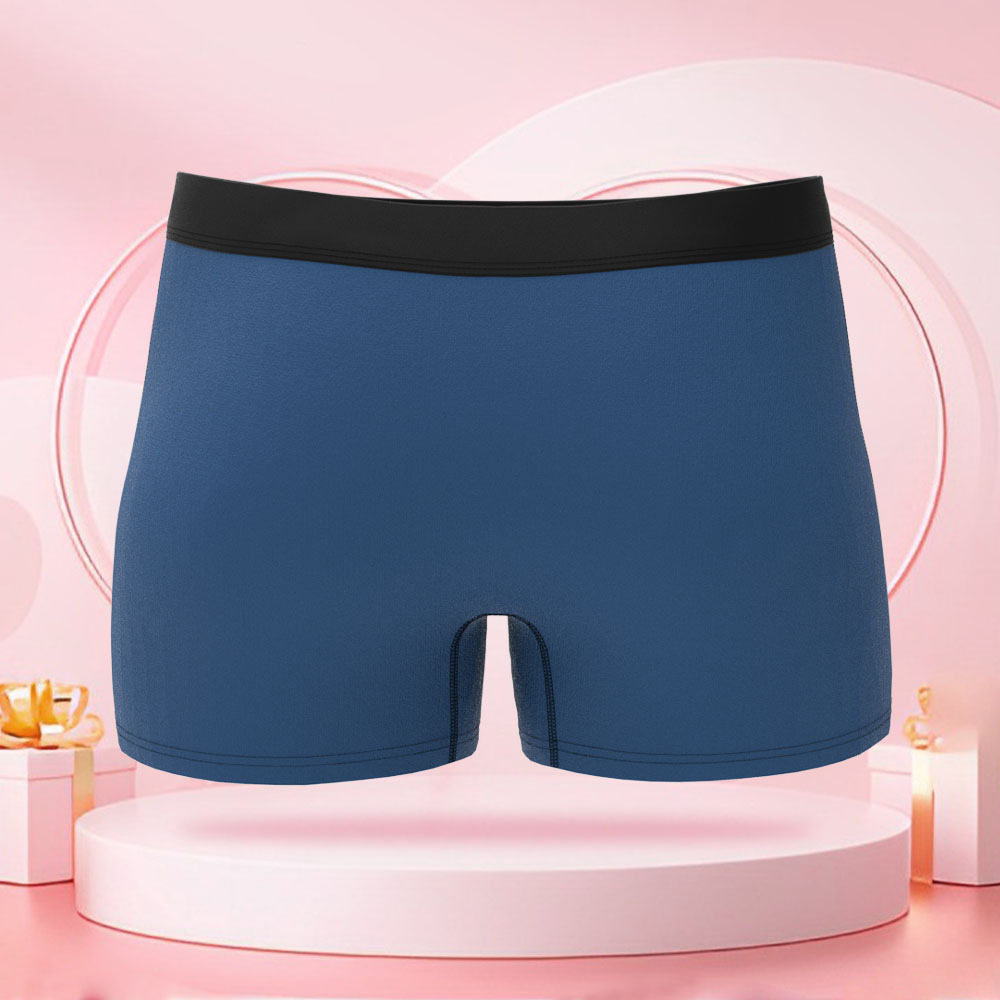 Customized Men's Boxer Briefs with a Picture of a Woman Holding a Banana, Customized Face, Surprise Gift for Boyfriend on Valentine's Day