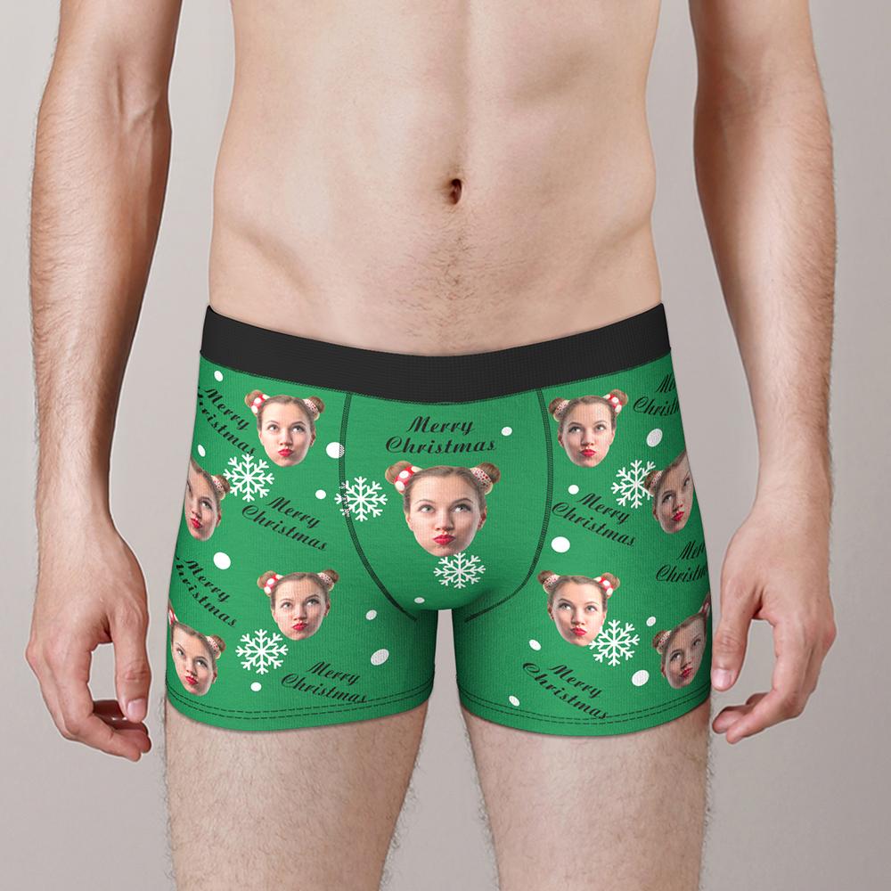 Christmas underwears with funny face