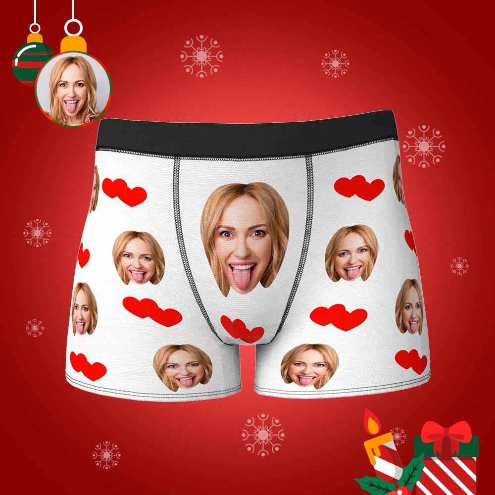 Christmas underwears with funny face