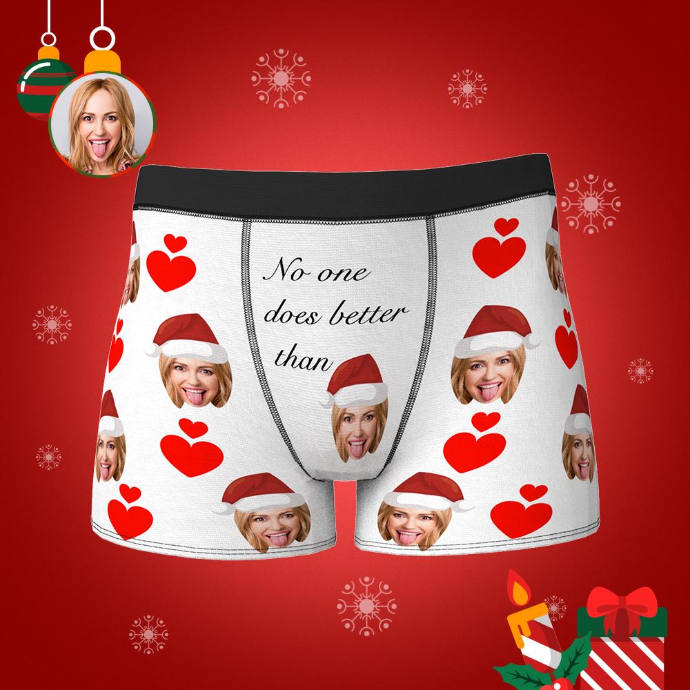 Christmas underwears with funny face
