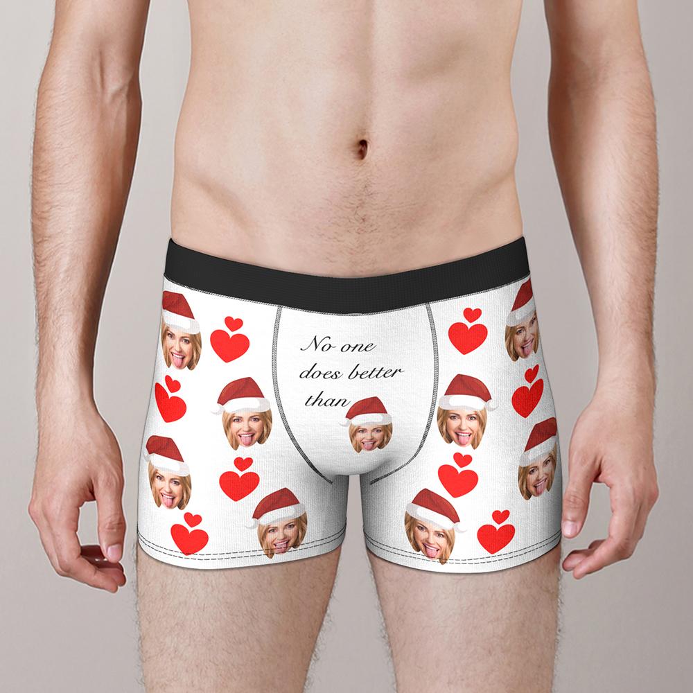 Christmas underwears with funny face