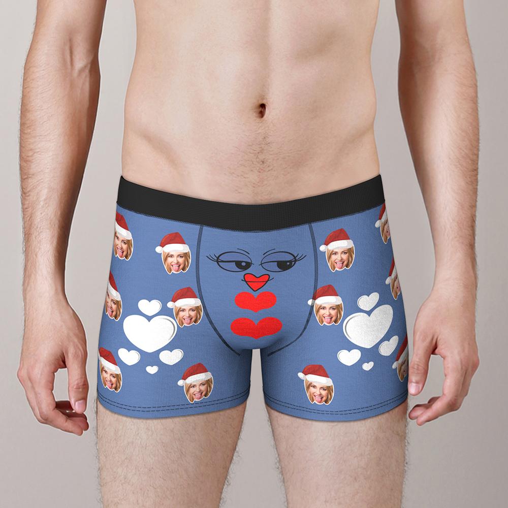 Christmas underwears with funny face