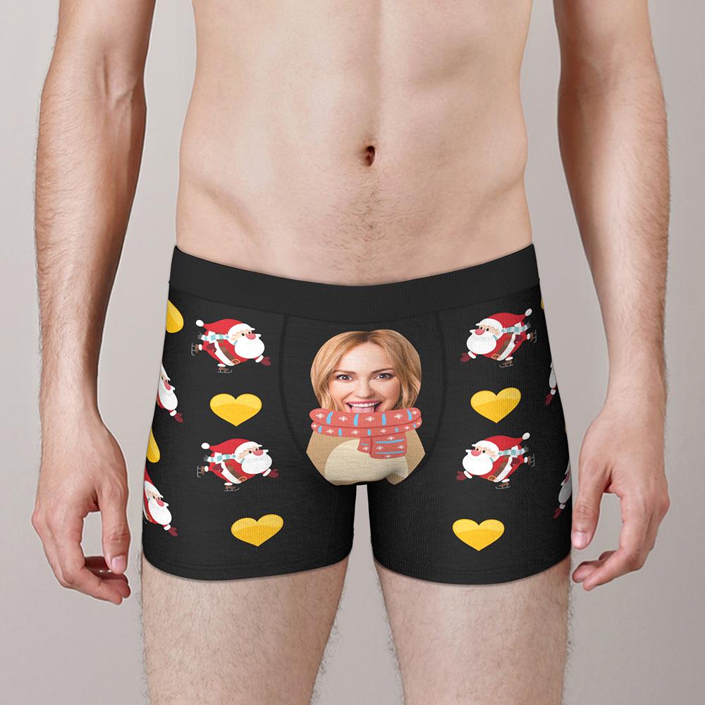 Christmas underwears with funny face