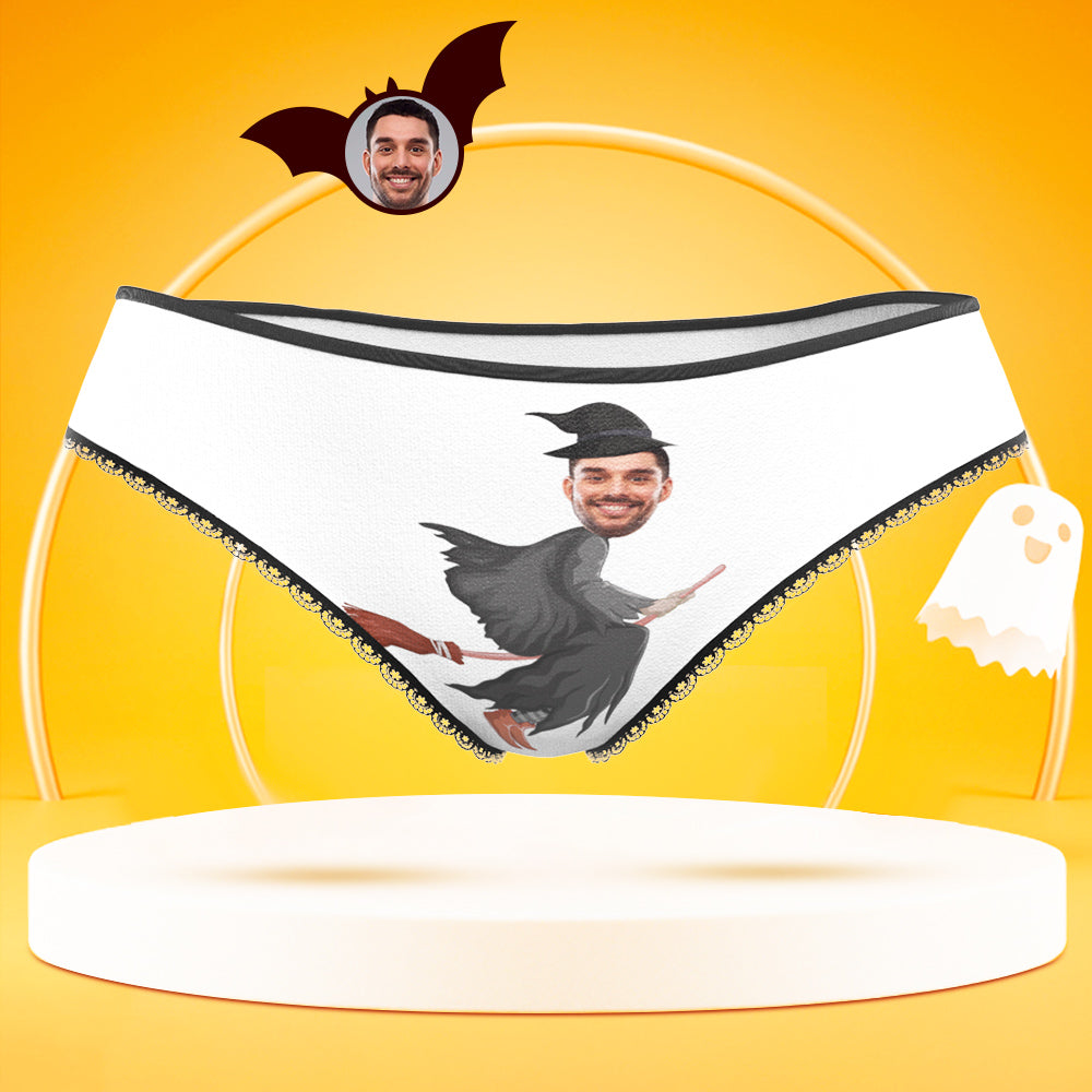 Custom Face Panties Woman Brief Wizard Underwear for Halloween