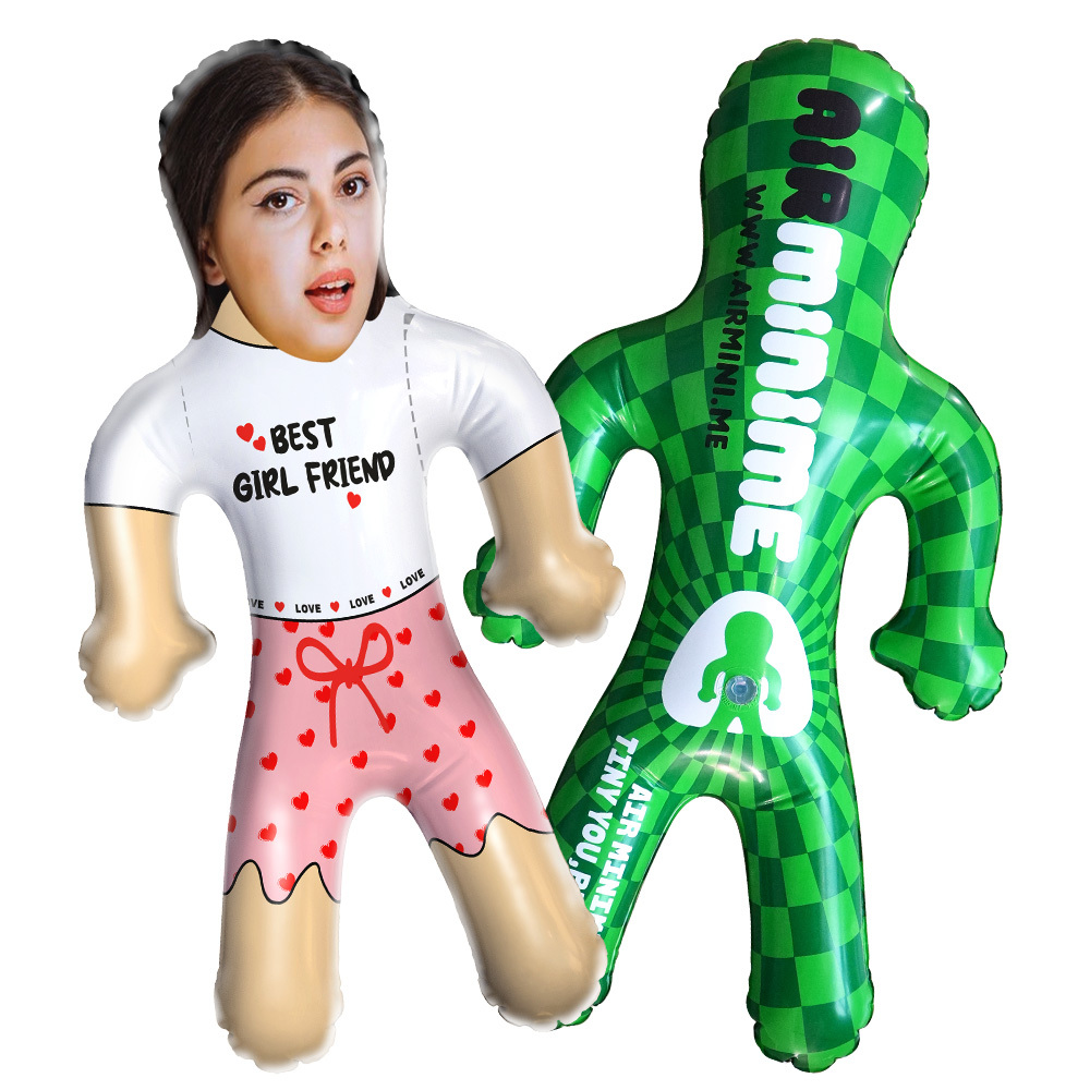 Custom Minime Balloons Personalized Your Face & Text Air Minime Balloons For Couple