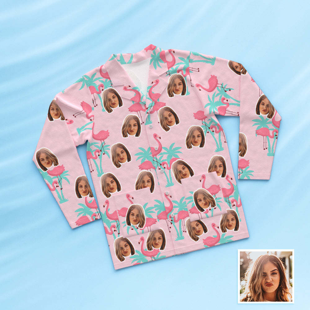 Custom Face Pajamas Sleepwear Personalised Photo Pajamas Gift For Friends