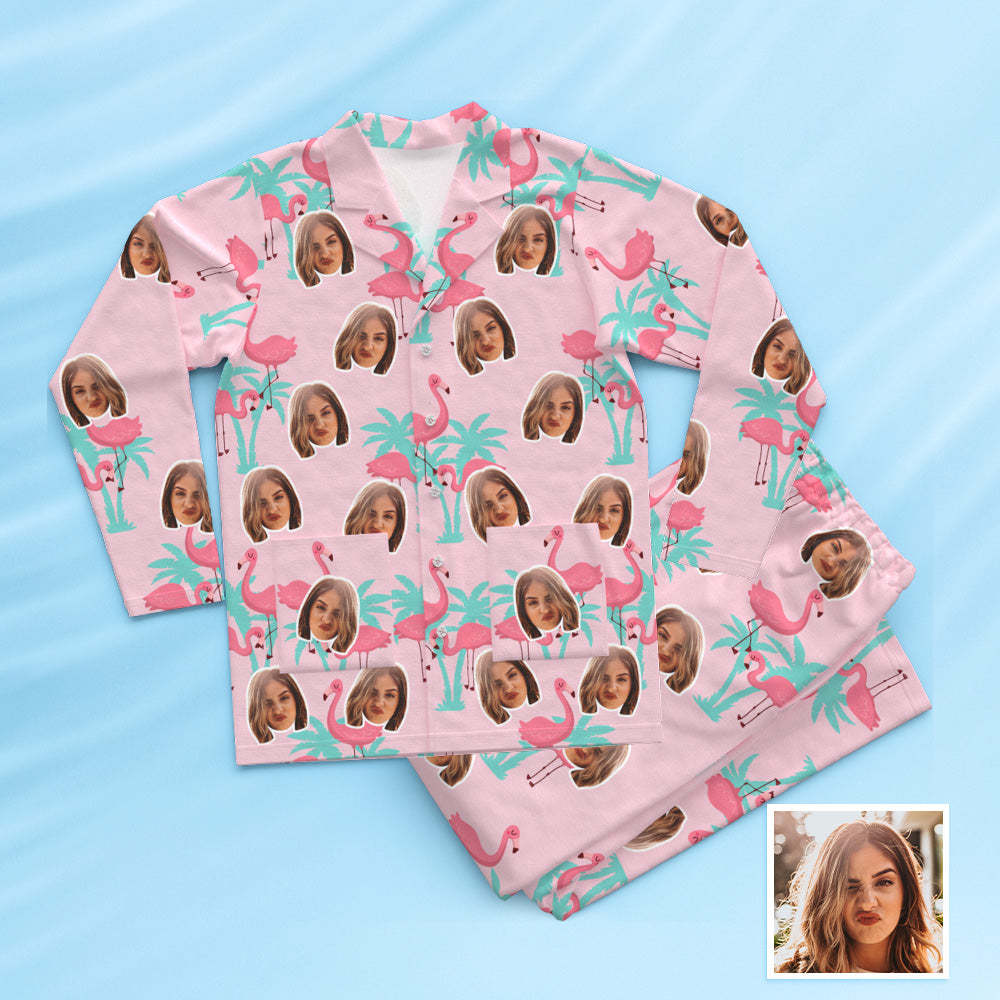 Custom Face Pajamas Sleepwear Personalised Photo Pajamas Gift For Friends