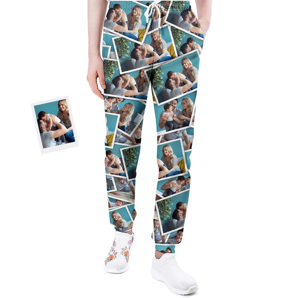 Custom Photo Sweatpants Unisex All Over Print Personalised Casual Sweatpants