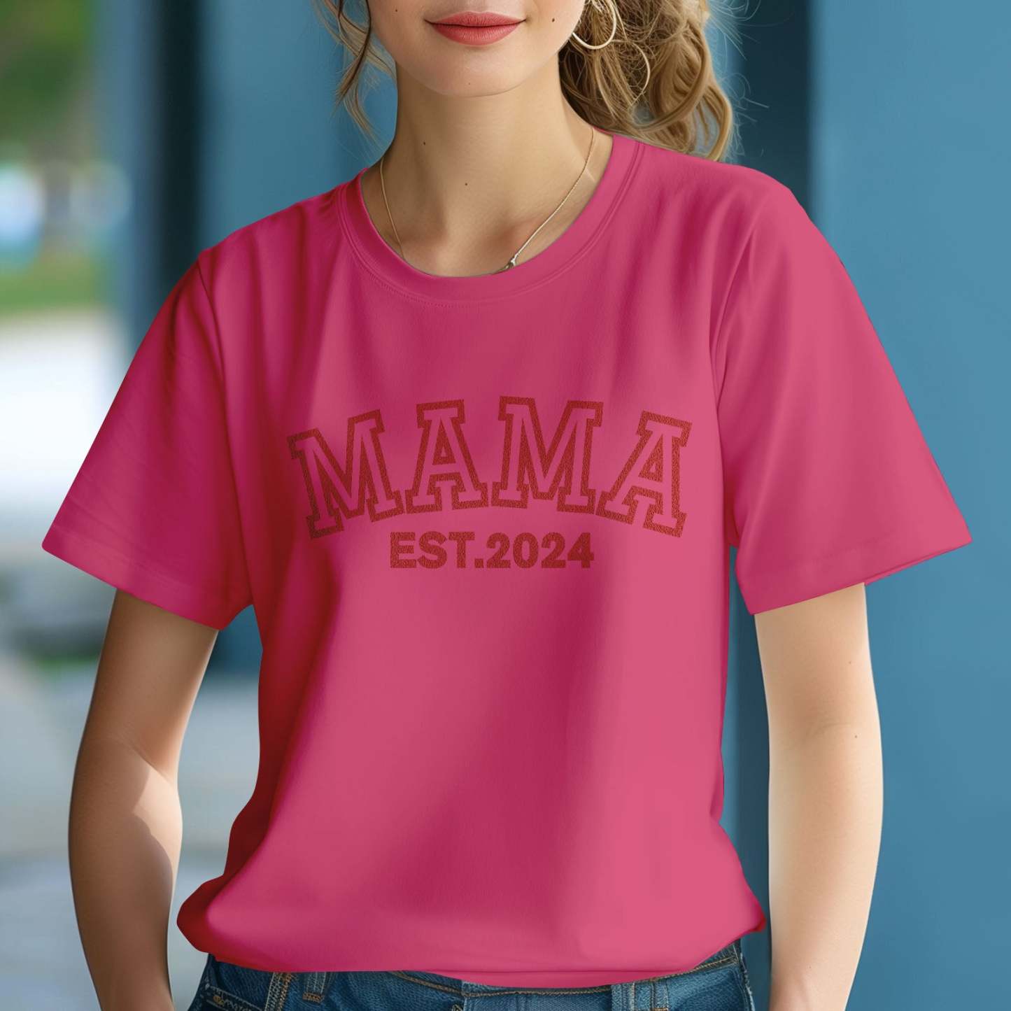 Custom Mama T-shirt Temperature-sensitive T-shirt Mother's Day Gift - MyPhotoBoxerUk