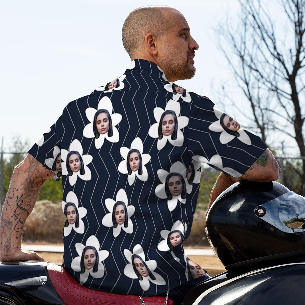 Custom Hawaiian Shirts Funny Flower Design Aloha Beach Shirt For Men