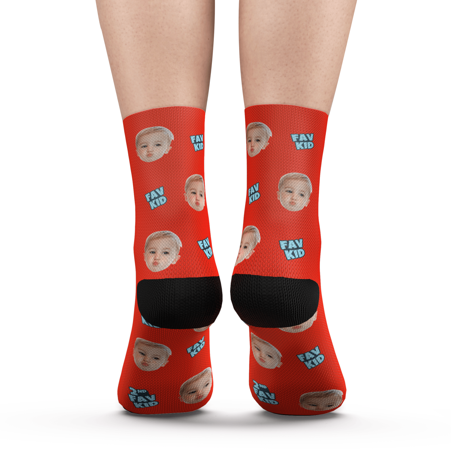 Custom Fav Kid Socks - MyPhotoBoxerUk