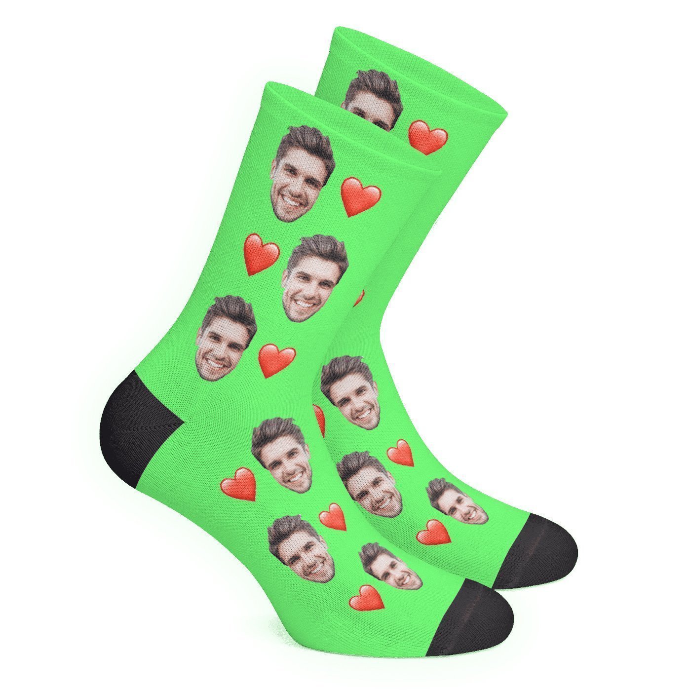 Custom Love Face Socks - Gifts For Dad