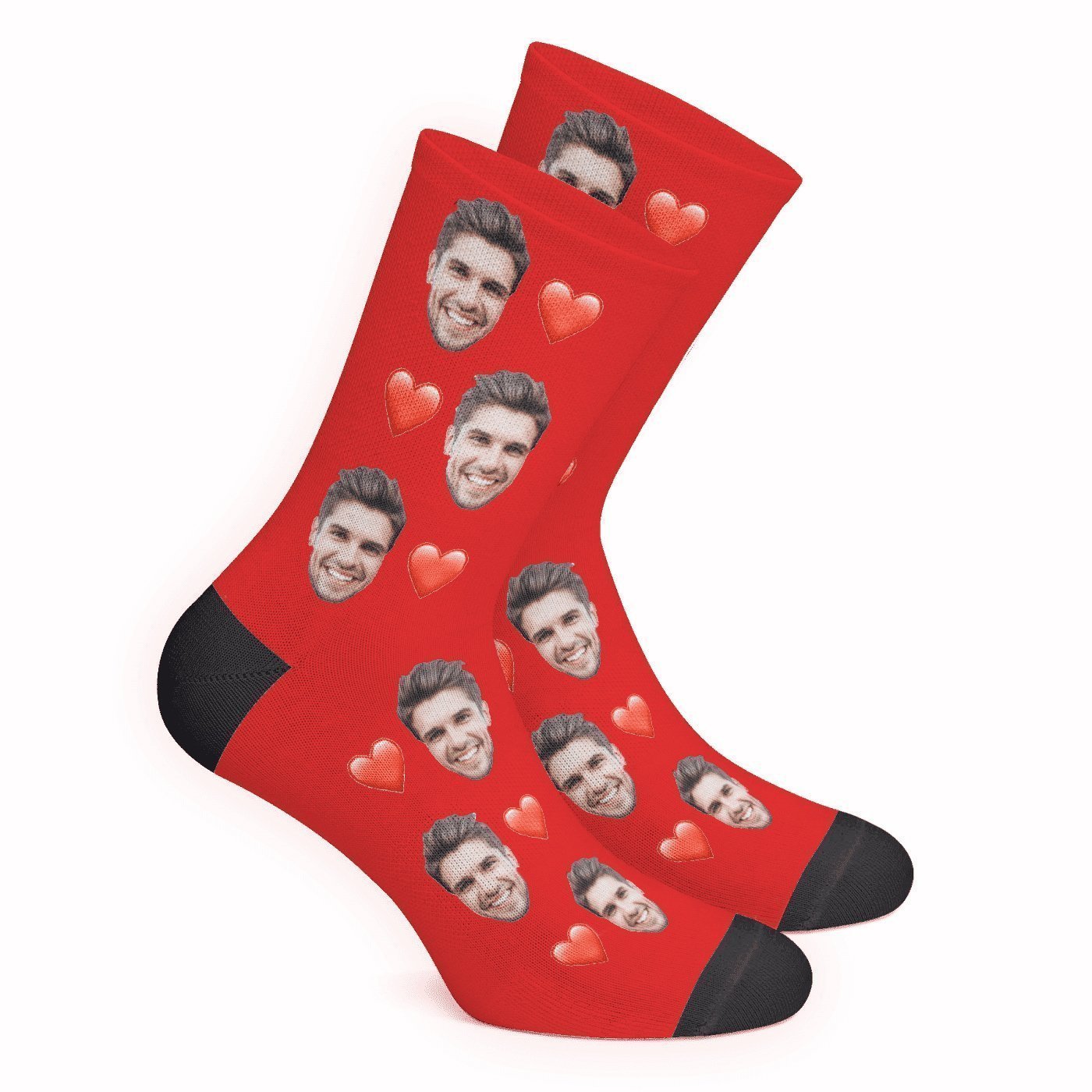 Custom Love Face Socks