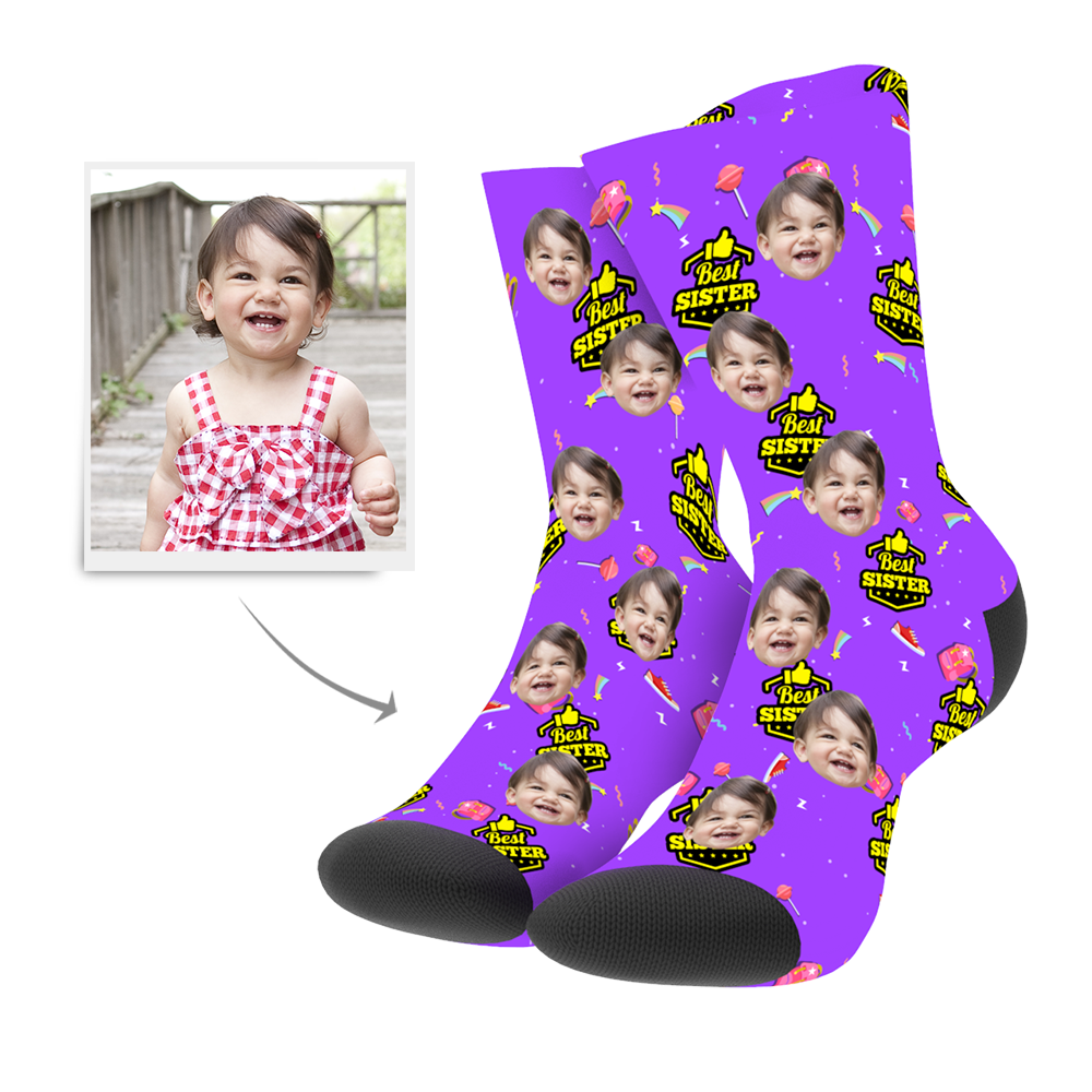 Custom Best Sister Socks