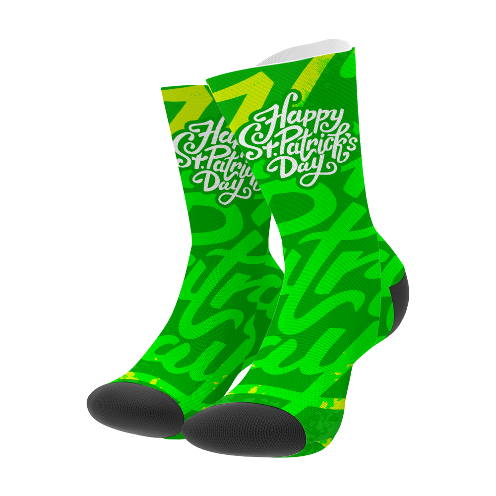 Happy St. Patrick's Day Socks - MyPhotoBoxerUk