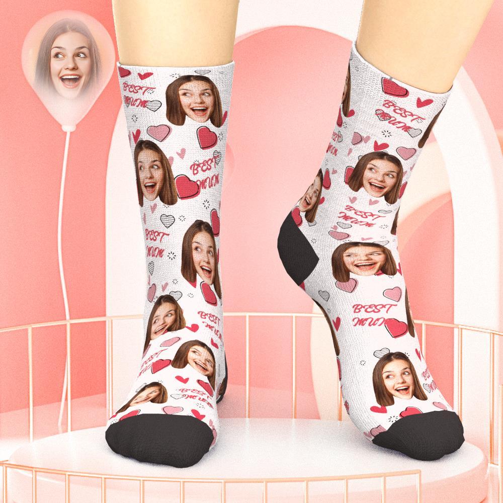 Custom Face Socks Personalized Funny Photo Socks