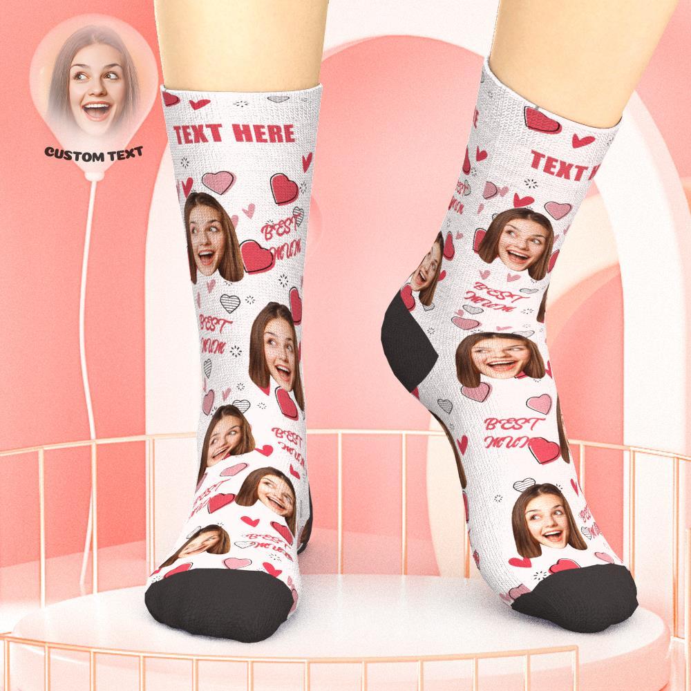 Custom Face Socks Personalized Funny Photo Socks