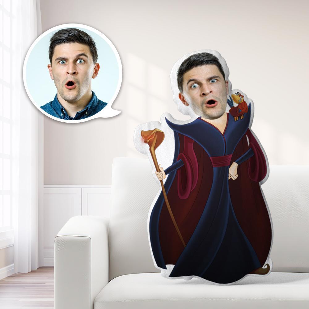 Photo Pillow Face Pillow Personalized Pillow Custom Pillow Minime Pillow Doll Jafar
