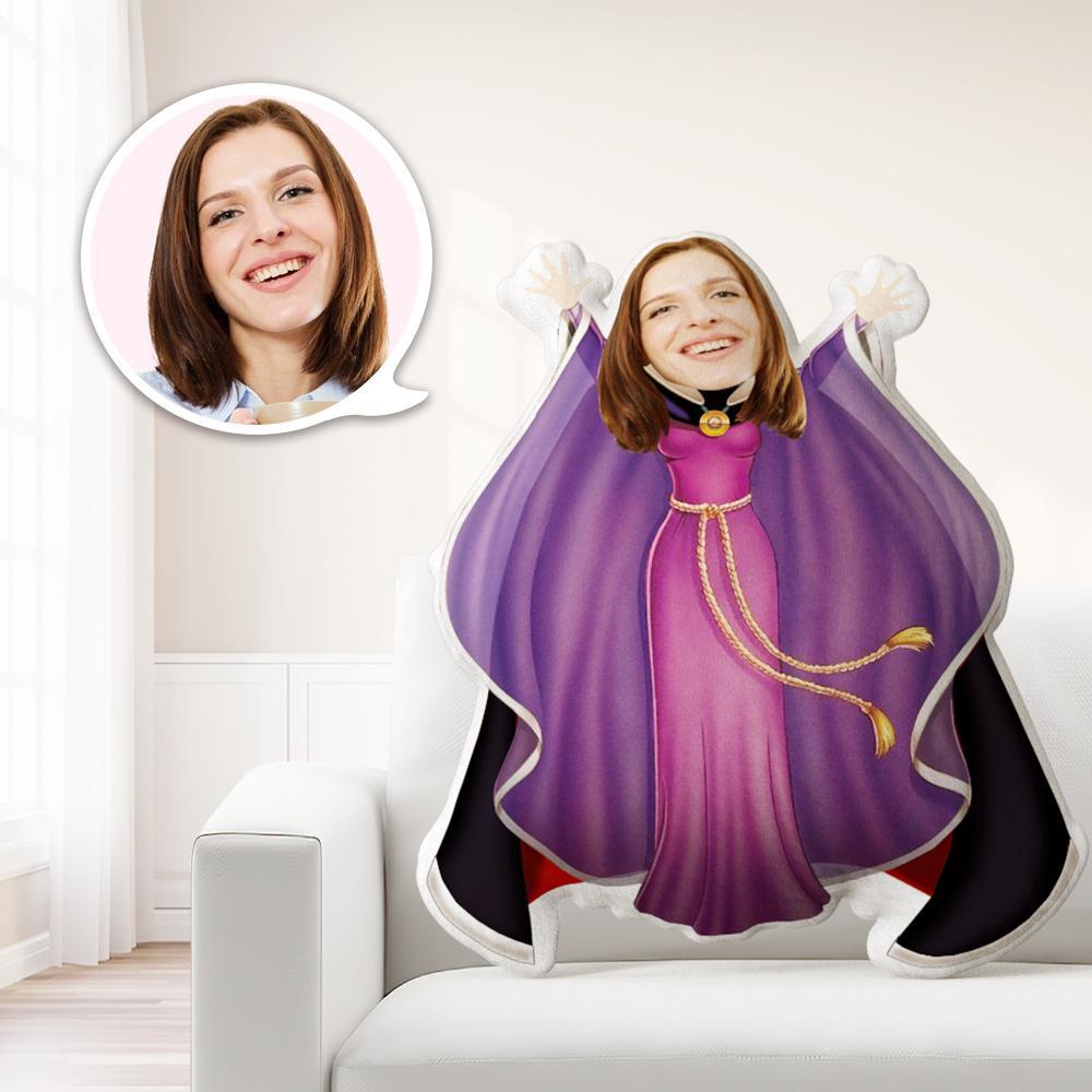 Photo Pillow Face Pillow Personalized Pillow Custom Pillow Minime Pillow Doll The Queen