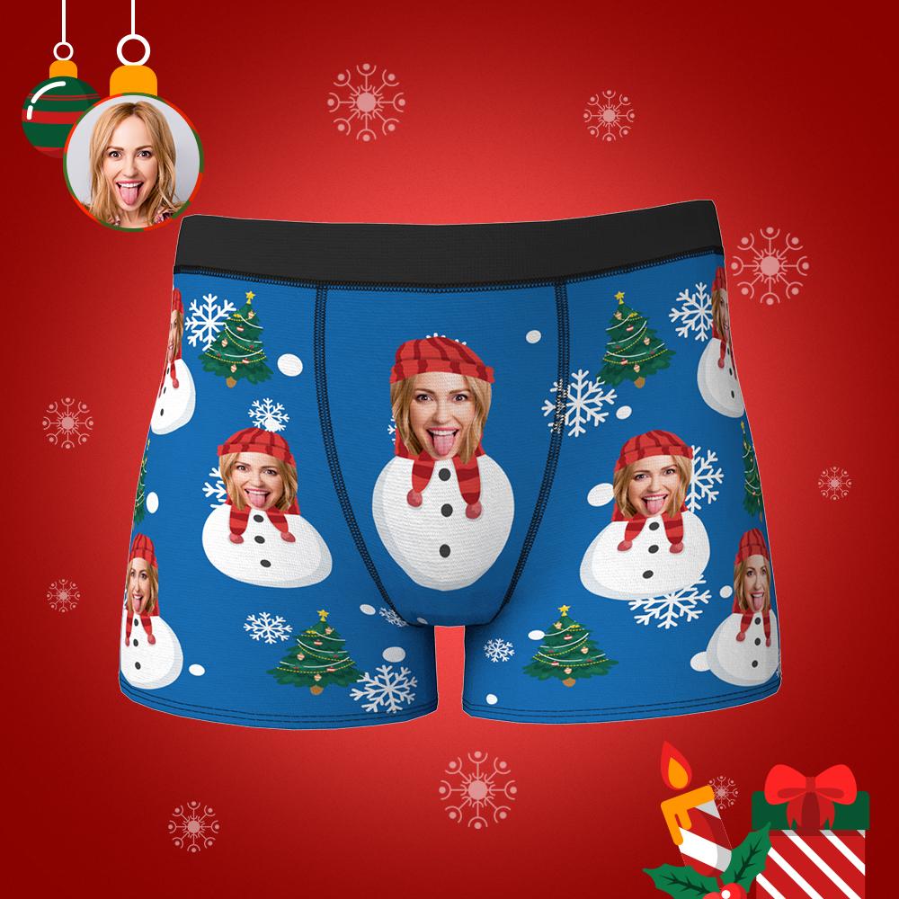 Christmas underwears with funny face