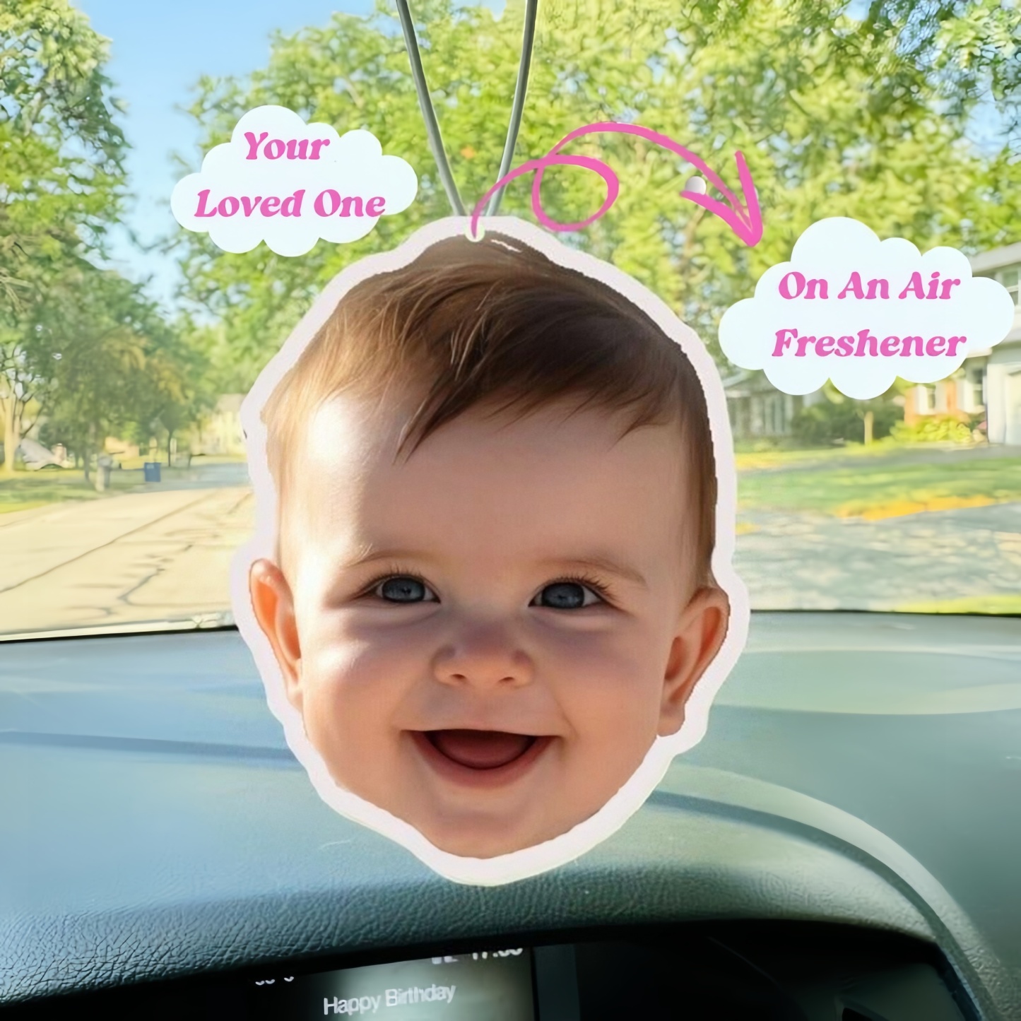 Personalized Photo Car Air Freshener, Custom Air Freshener, Picture Air Freshener, Cute Car Accessories, Photo Freshener, Car Freshies.