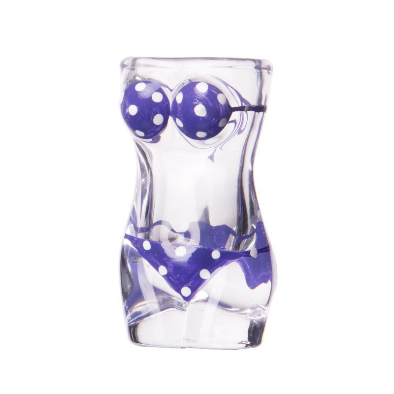 Bikini Beauty Shot Glass Liquor Glass Human Bikini Pattern Funny Gift