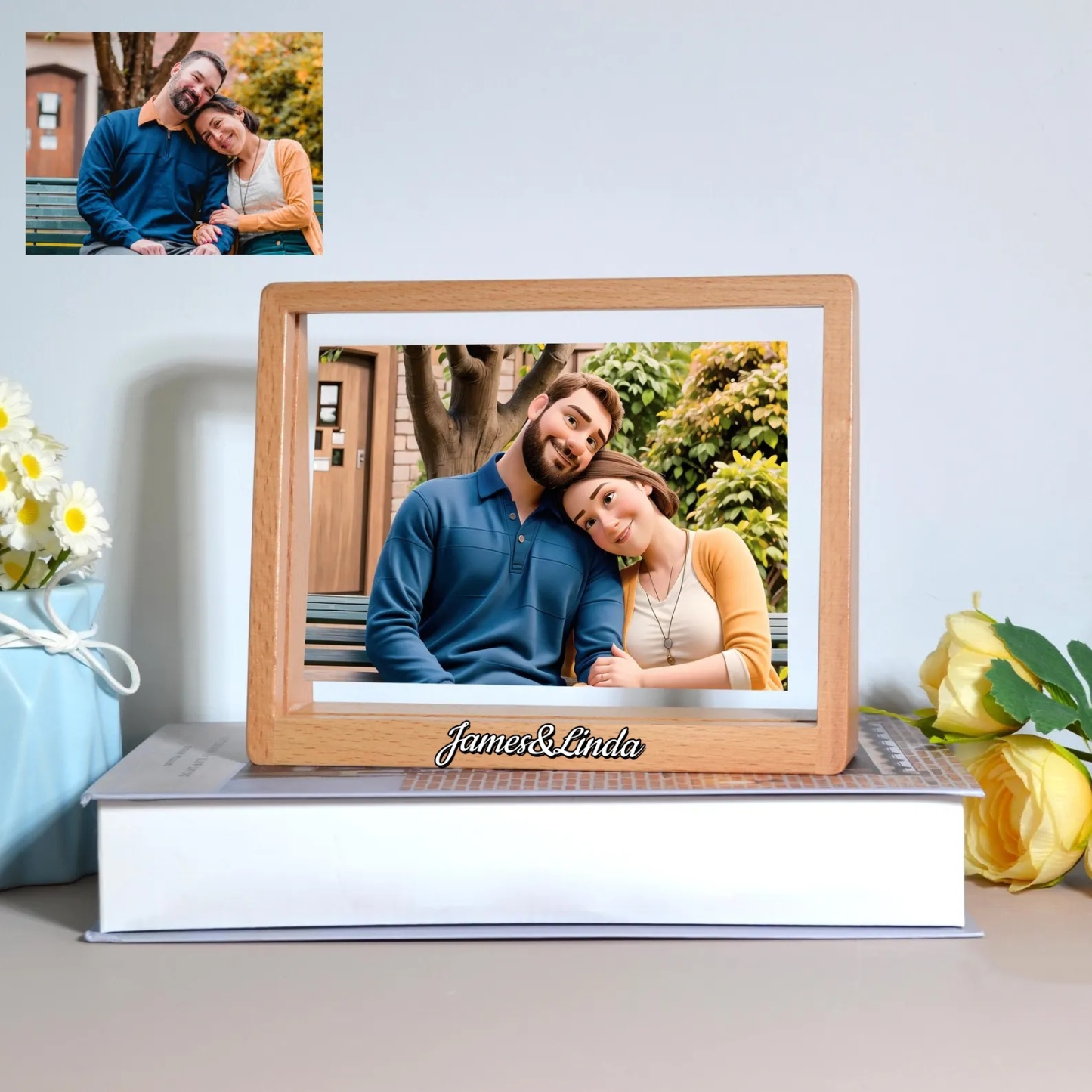 Personalized Cartoon Portrait Custom Pixar Style Portrait Photos Cartoon Couple Portrait Family Portrait