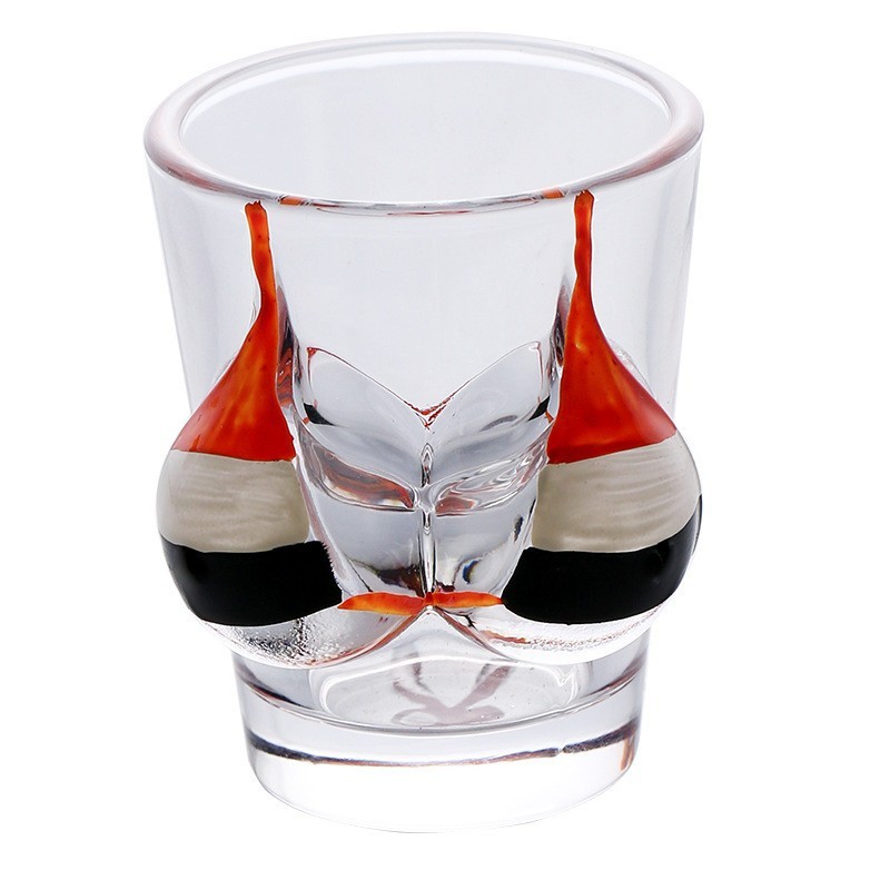Bikini Beauty Shot Glass Liquor Glass Human Bikini Pattern Funny Gift