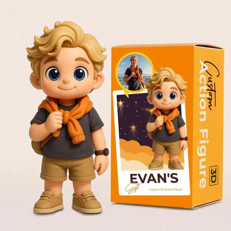 Figurine 3d Personnalisée À Partir De Votre Photo, Idéale Pour Les Passionnés De Voyage. - MaPhotocaleconFr