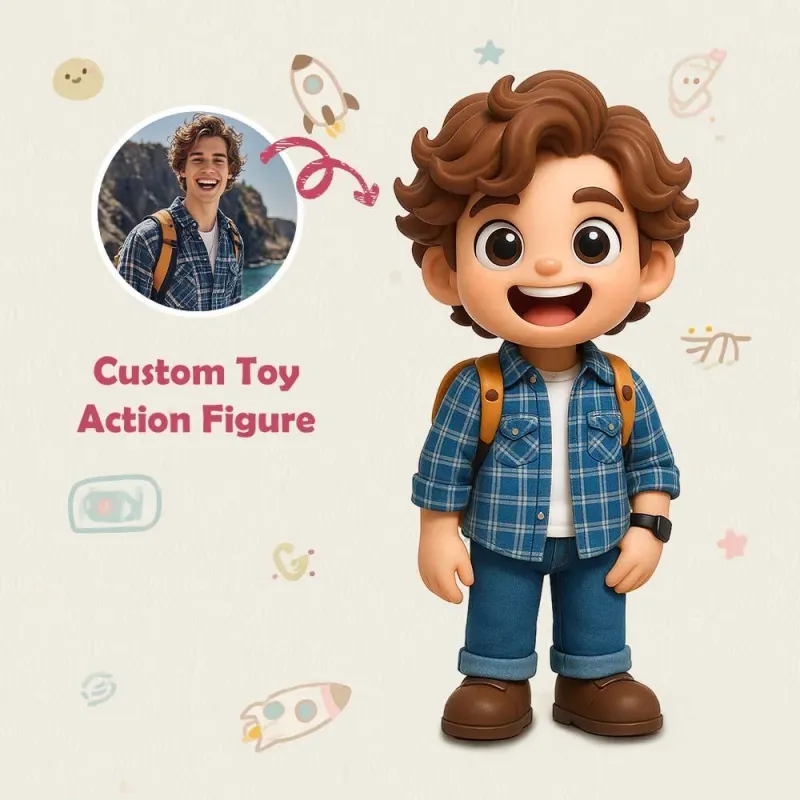 Figurine 3d Personnalisée À Partir De Votre Photo, Idéale Pour Les Passionnés De Voyage. - MaPhotocaleconFr