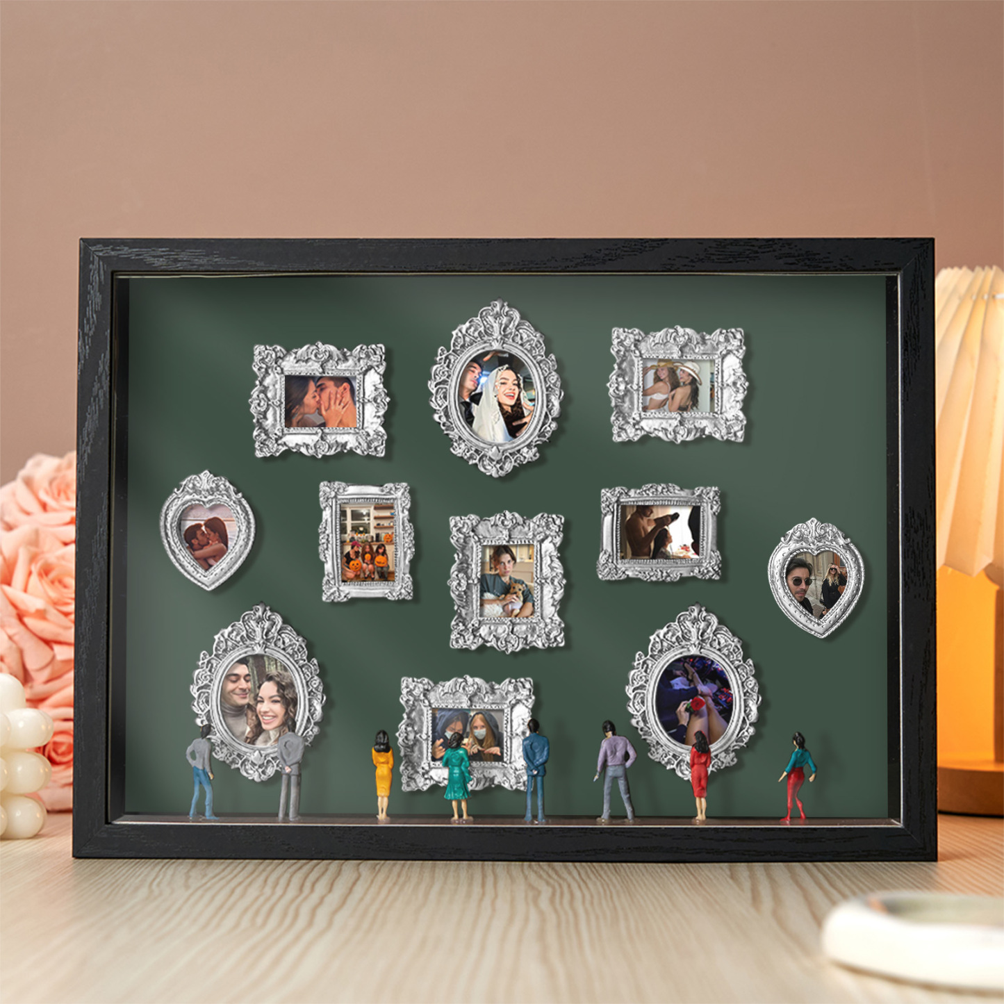 Boîte À Souvenirs « musée De Nous », Cadeau Personnalisé Pour Couples, Adorable Miniature De Musée, Cadeau Symbolique, Cadeau Pour La Saint-valentin Ou Un Anniversaire.