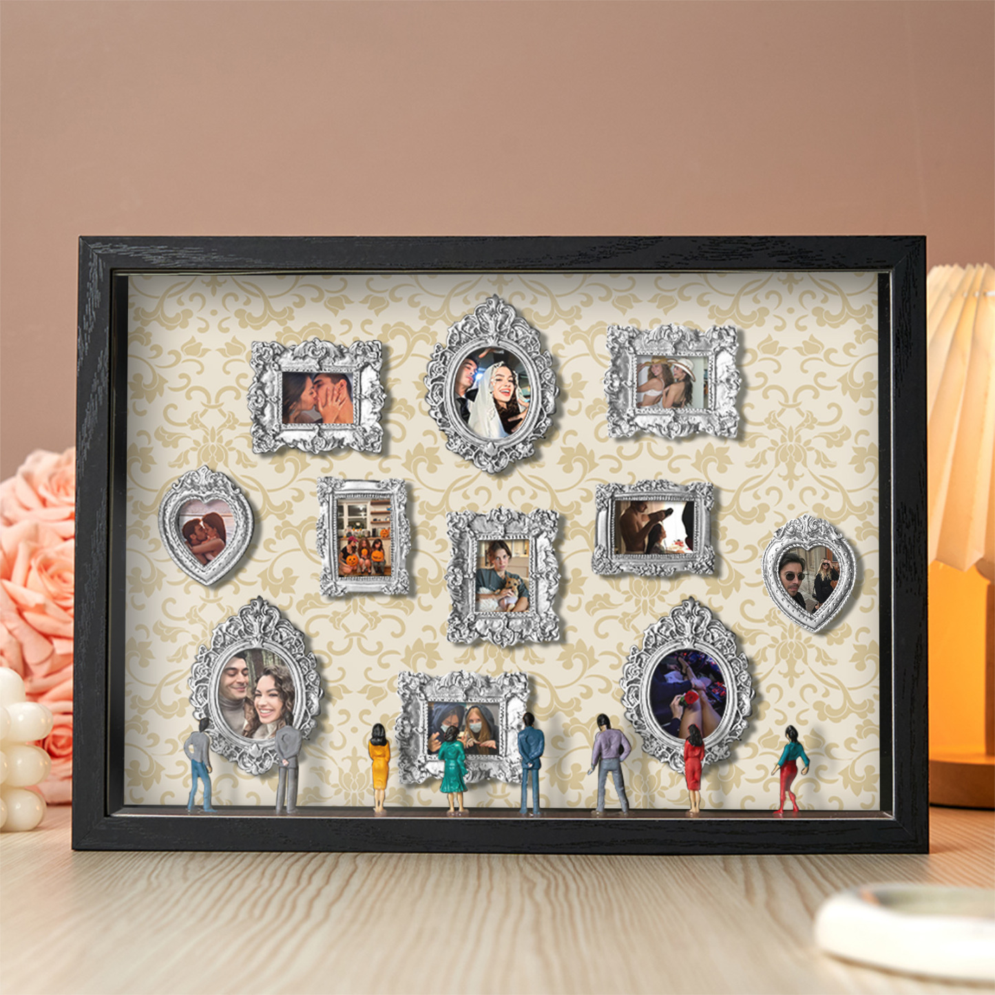 Boîte À Souvenirs « musée De Nous », Cadeau Personnalisé Pour Couples, Adorable Miniature De Musée, Cadeau Symbolique, Cadeau Pour La Saint-valentin Ou Un Anniversaire.