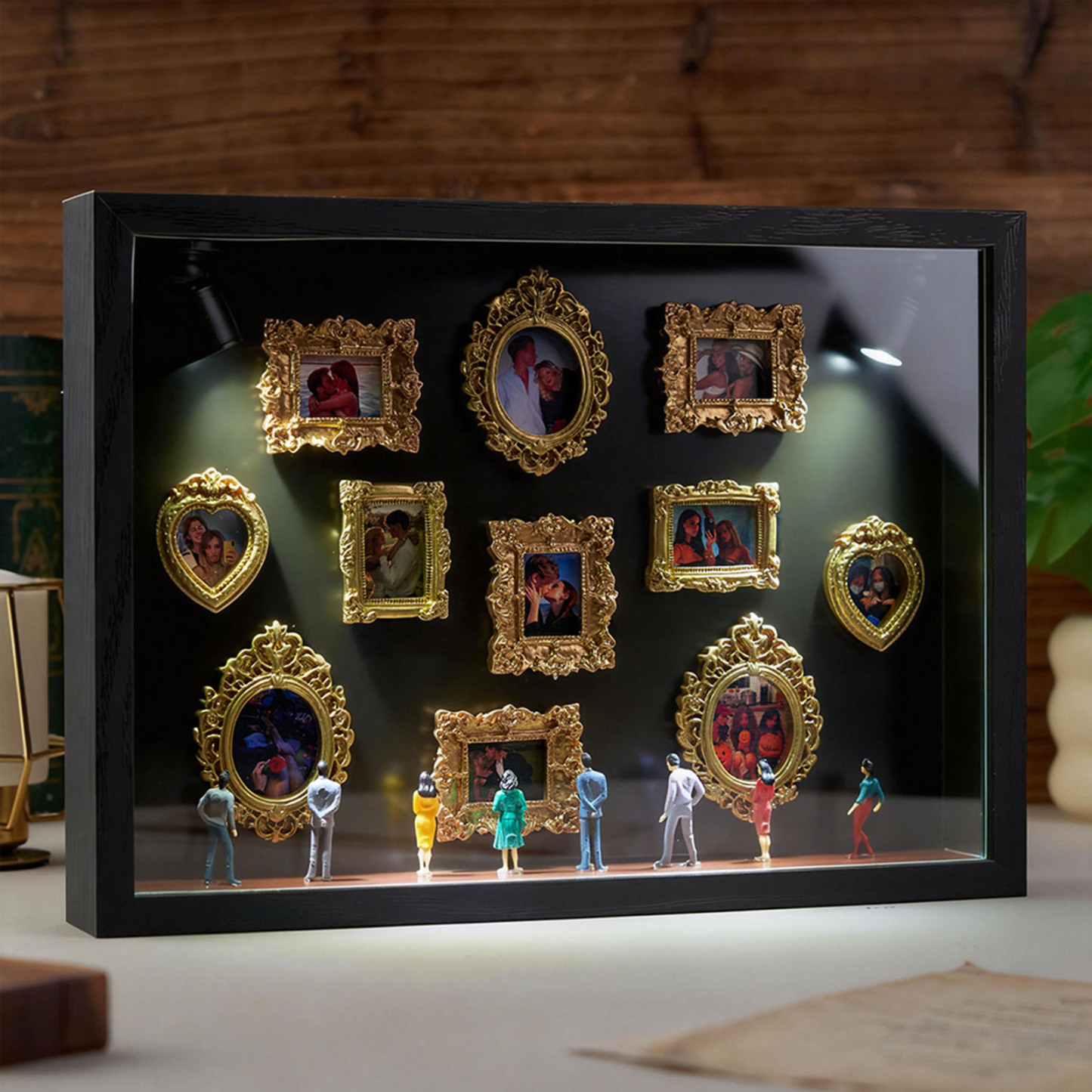 Boîte À Souvenirs « musée De Nous », Cadeau Personnalisé Pour Couples, Adorable Miniature De Musée, Cadeau Symbolique, Cadeau Pour La Saint-valentin Ou Un Anniversaire.