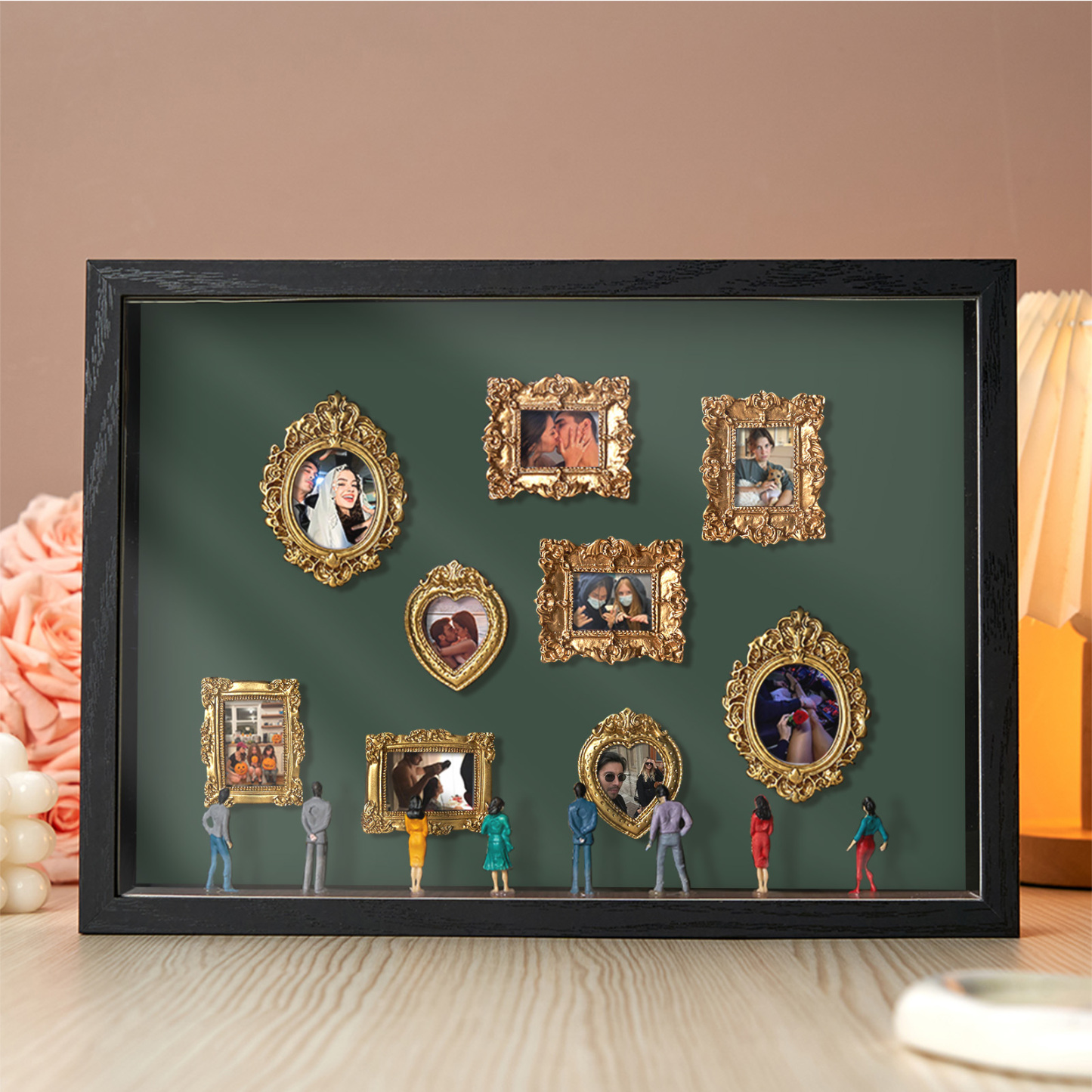 Boîte À Souvenirs « musée De Nous », Cadeau Personnalisé Pour Couples, Adorable Miniature De Musée, Cadeau Symbolique, Cadeau Pour La Saint-valentin Ou Un Anniversaire.