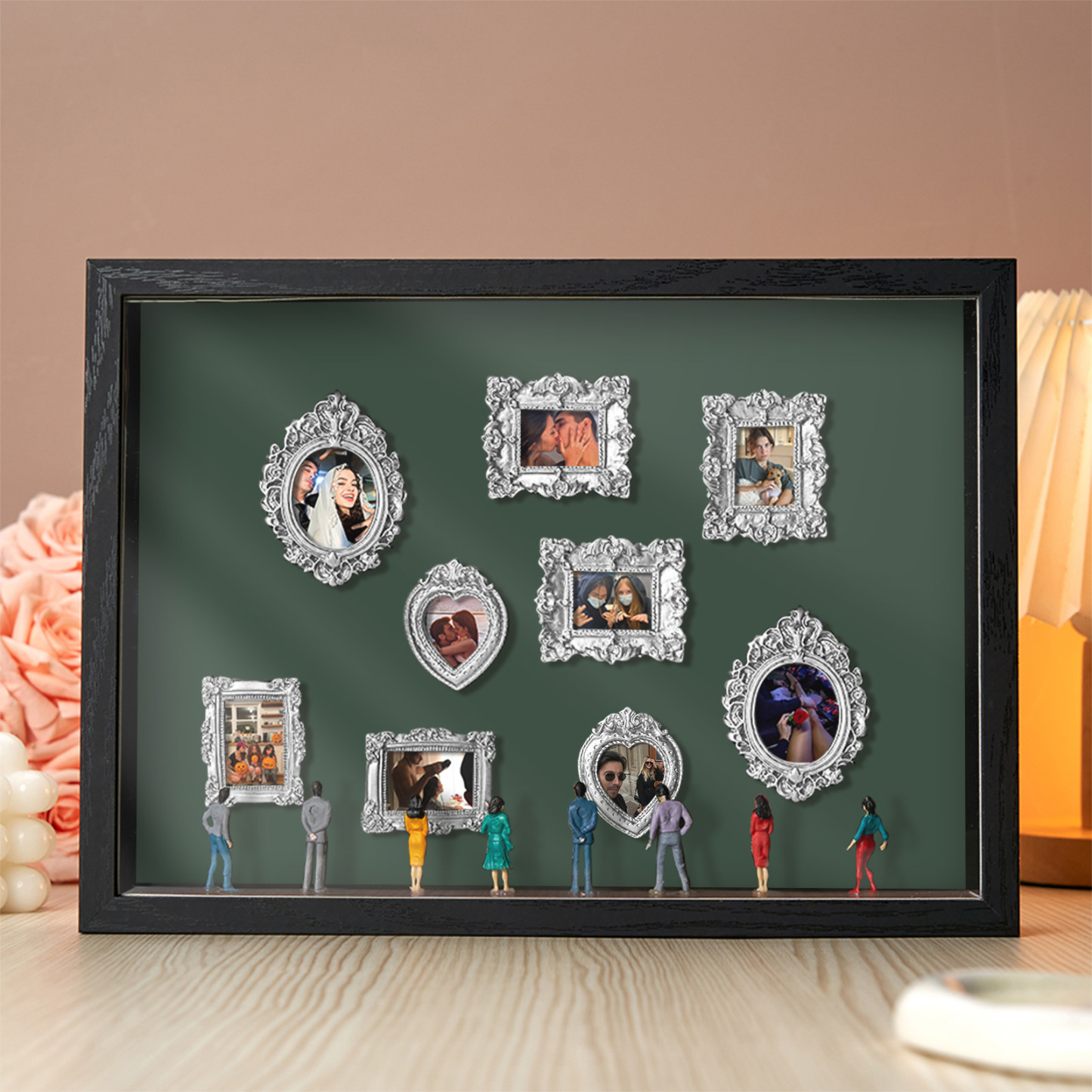 Boîte À Souvenirs « musée De Nous », Cadeau Personnalisé Pour Couples, Adorable Miniature De Musée, Cadeau Symbolique, Cadeau Pour La Saint-valentin Ou Un Anniversaire.