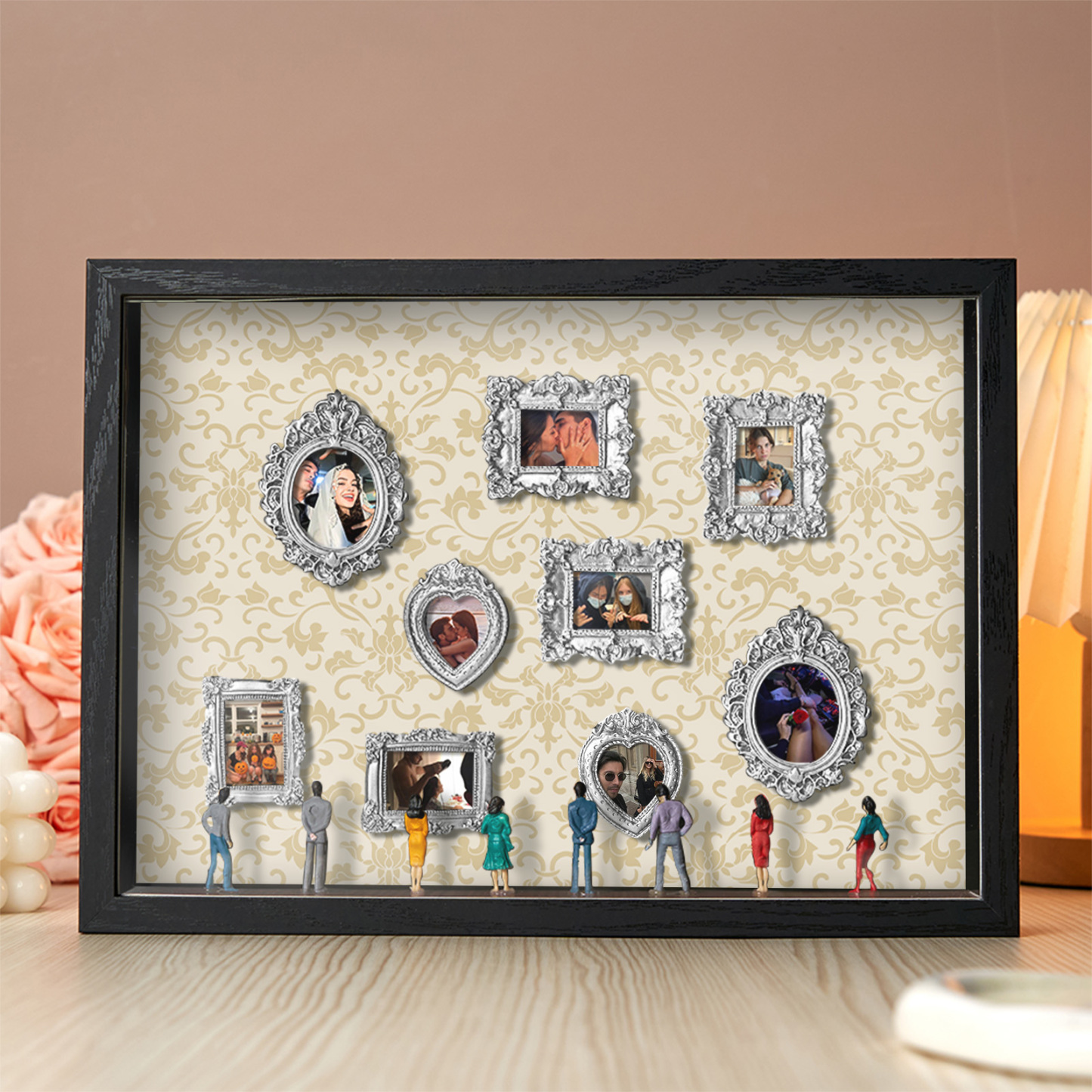 Boîte À Souvenirs « musée De Nous », Cadeau Personnalisé Pour Couples, Adorable Miniature De Musée, Cadeau Symbolique, Cadeau Pour La Saint-valentin Ou Un Anniversaire.