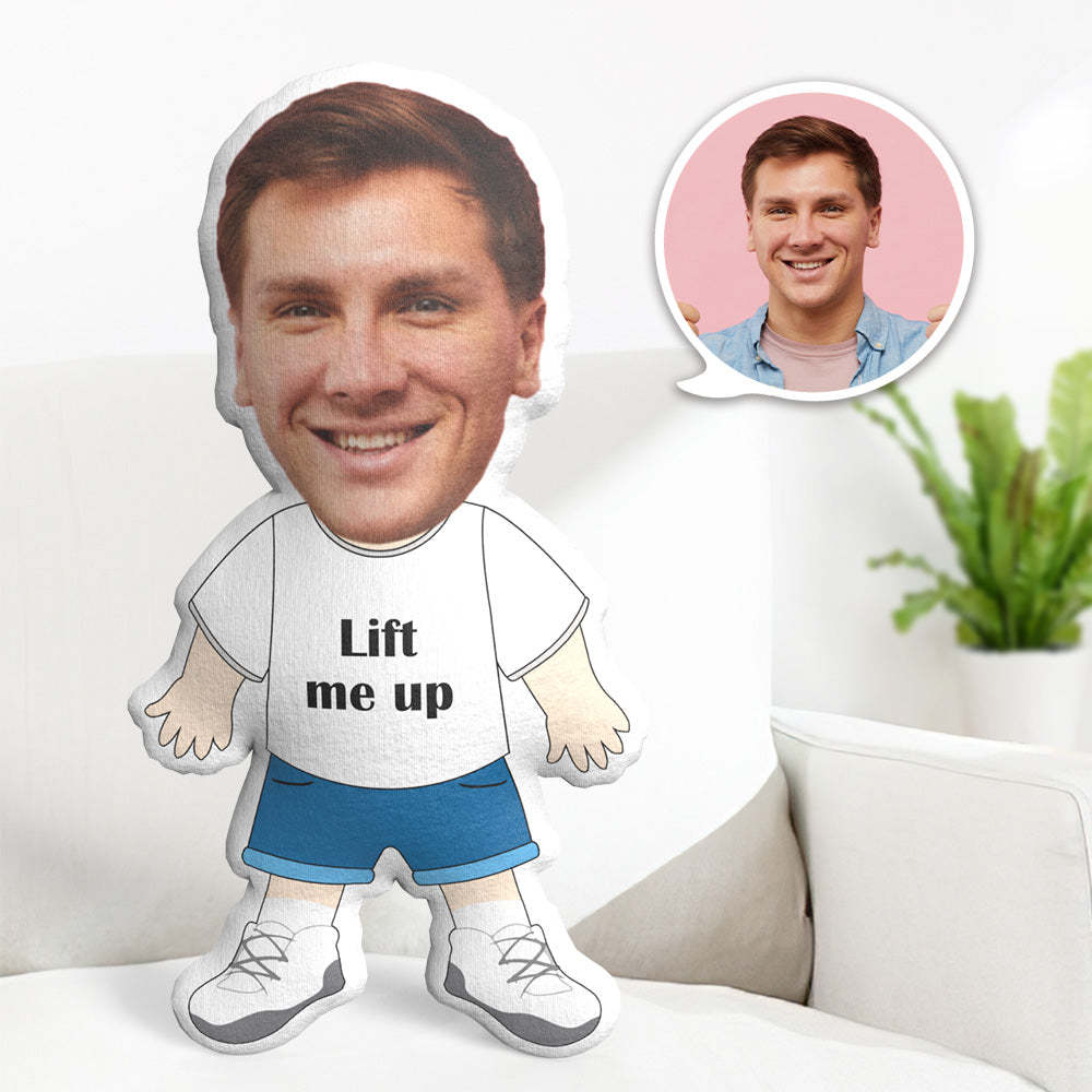 Mon Coussin Visage, Coussin Photo Personnalisé, Coussin Minime Personnalisé, Coussin Message, Cadeaux Pour Elle - Soulage-moi - MaPhotocaleconFr