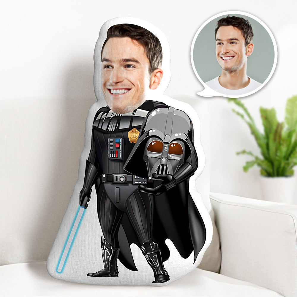 Coussin Personnalisé Avec Visage, Poupée Anakin Skywalker Minime, Cadeau Pour Lui - MaPhotocaleconFr