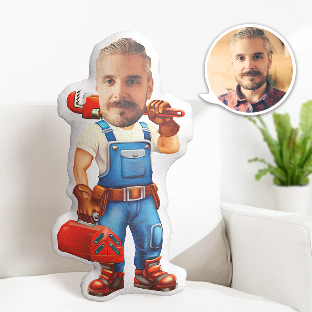Coussin Personnalisé Pour Anniversaire Mon Oreiller Visage Coussin Photo Personnalisé Oreiller Minime Pour Les Agents D'entretien - MaPhotocaleconFr