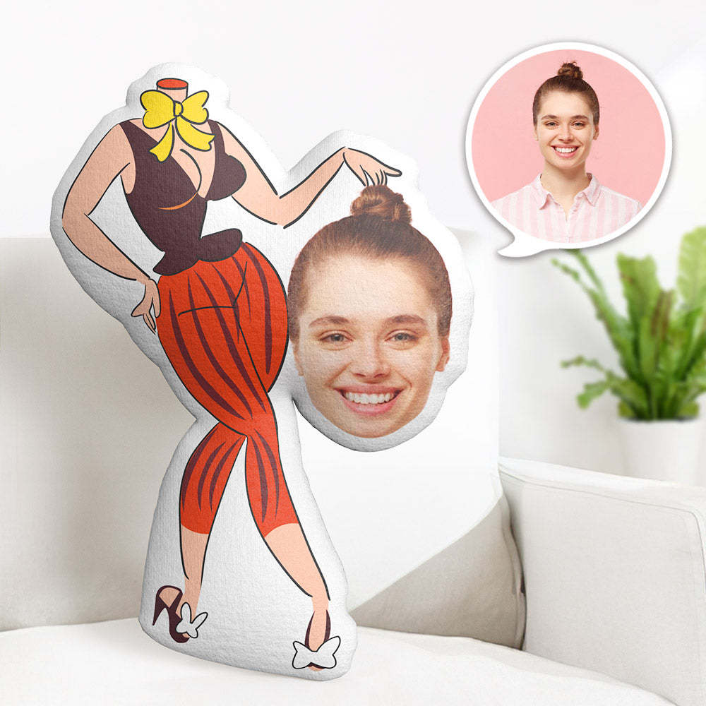 Mon Oreiller Visage Personnalisé, Oreiller D'halloween Minime, Oreiller Fantôme D'halloween Pour Cosplay - MaPhotocaleconFr