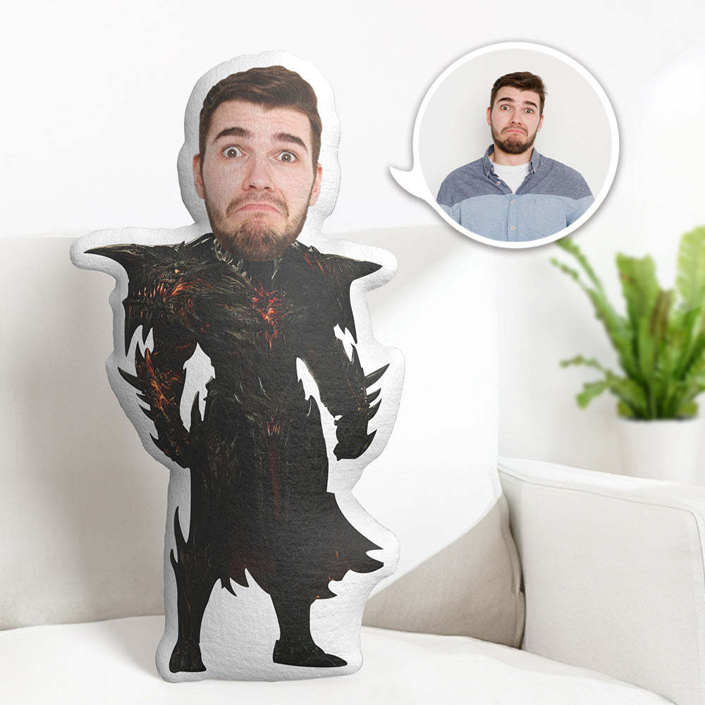 Mon Oreiller Pour Le Visage Oreiller Pour Le Visage Personnalisé Oreiller Photo Personnalisé Oreiller Démon Ombre Oreiller Minime - MaPhotocaleconFr