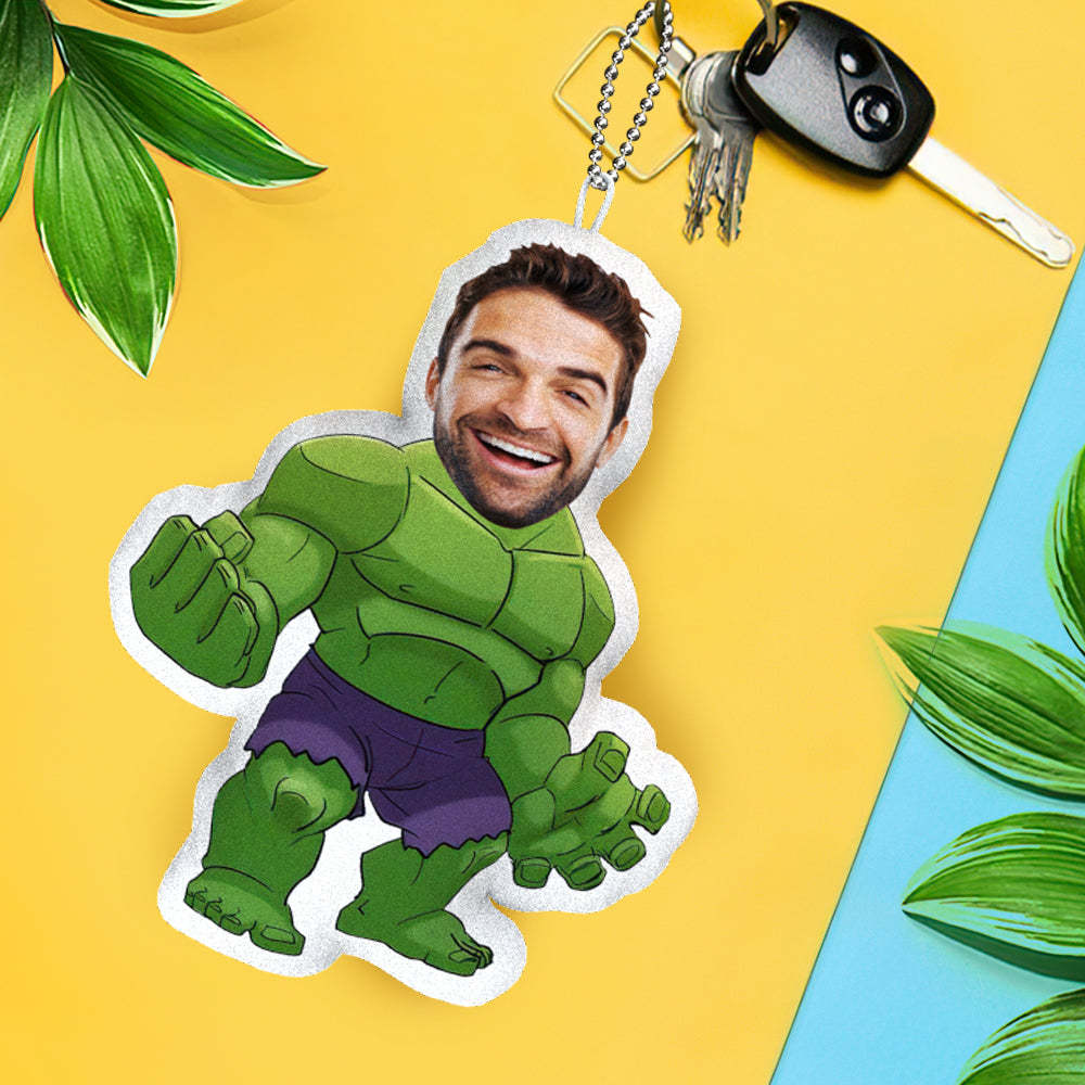 Porte-clés Oreiller Minime Hulk Personnalisé - MaPhotocaleconFr