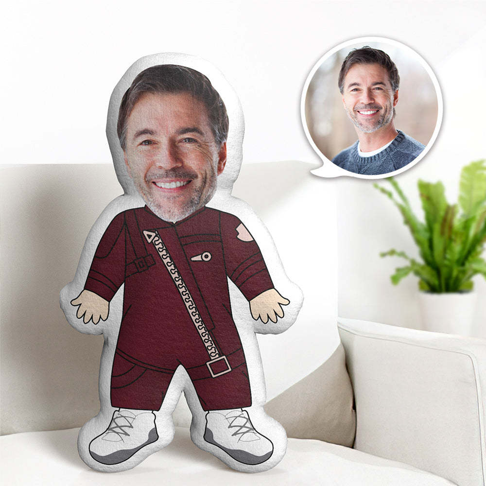 Coussin Décoratif Personnalisé Avec Votre Visage, Cadeau Pour Lui, Uniforme Des Gardiens De La Galaxie - MaPhotocaleconFr